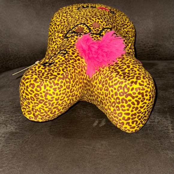 2025 Peeps EASTER BUNNY 15" LEOPARD PRINT Emo Punk Rock Rabbit Plush NEW + Tag - Picture 8 of 11